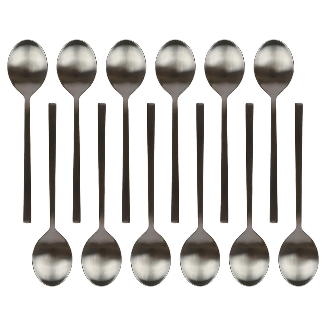 Argon Tableware Stainless Steel Dessert Spoons