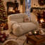 Upholstered 57.1 " Boucle Sofa & Chaise