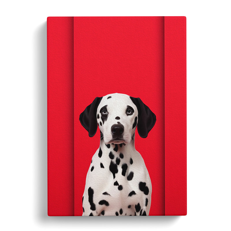 Dalmation Minimalism - Wrapped Canvas, 76cm H x 50cm W x 3cm D
