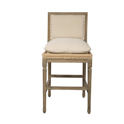 Chalgrave Upholstered Stool with Solid Wood Frame