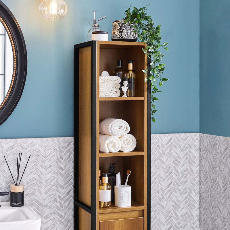 Suela Freestanding Linen Cabinet