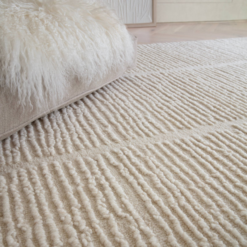 Bettsy Geometric Wool Hand Tufted Area Rug, Rectangle 160 x 230 cm