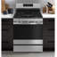 GE Profile 30” Smart Free-Standing Gas Convection Range with No Preheat Air Fry and EasyWas Oven Tray