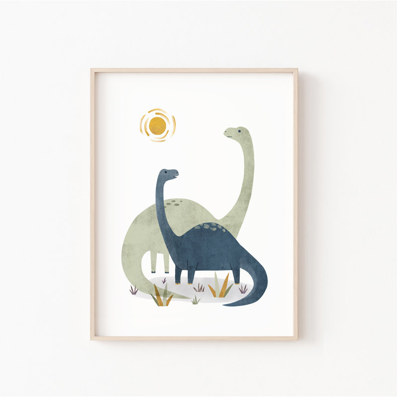 «Dinosaur Art Print», ensemble d'impressions sans cadre