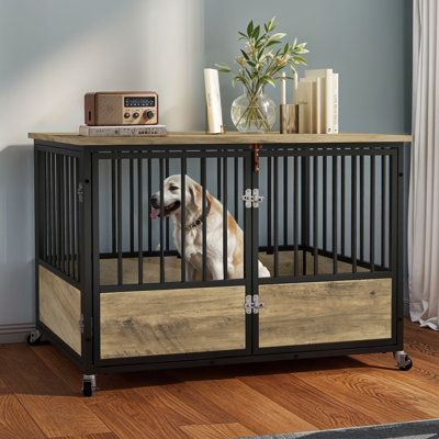 Indoor Wooden Dog Crate Furniture