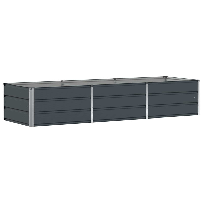 Planter Steel, Anthracite, 45cm H x 240cm W x 80cm D