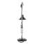Lampe de table de style industriel avec ampoule Edison, fabrication en aluminium, abat-jour noir