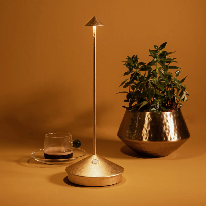 Pina Pro Table Lamp, Gold Leaf