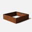 Jardinière carrée 13 po Corten Steel Series H-58406435