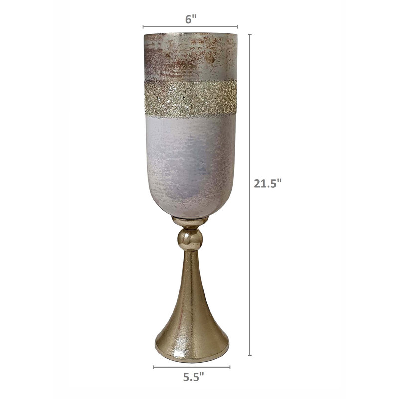 Dozia Table Vase, 21.5" H x 6" W x 6" D