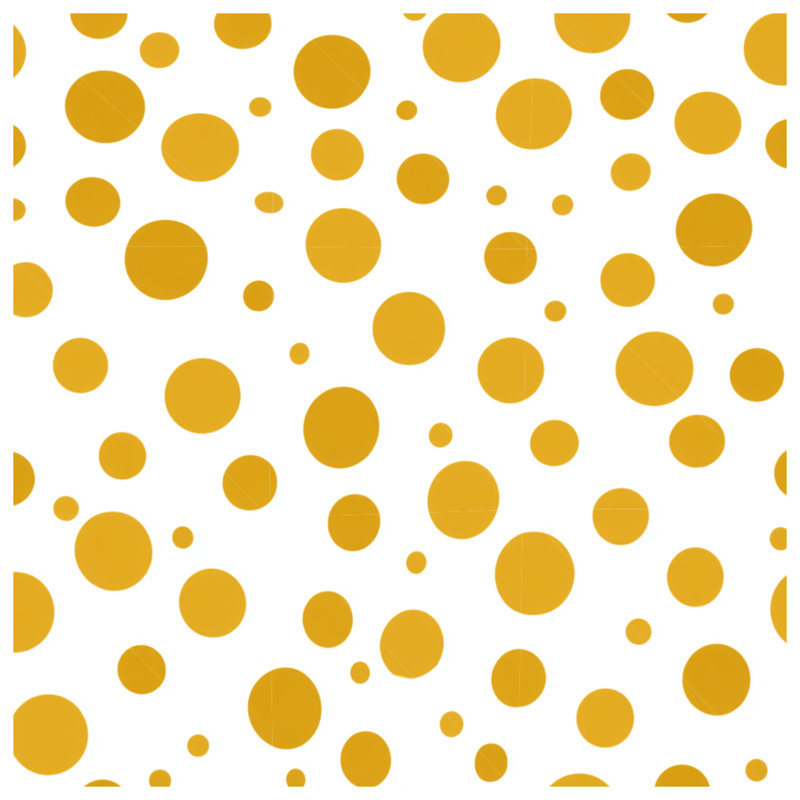 Coussin décoratif à pois, 26 po x 26 po