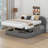 Teddy Fleece Upholstered Platform Bed with Hydraulic Storage System-101489733-101489736
