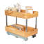 Rangement coulissant en bois rustique et acier-21965814