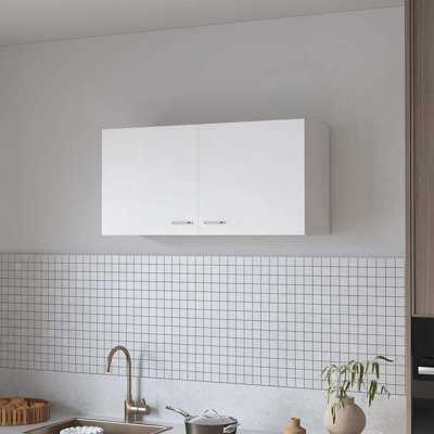 Armoire murale blanche 2 portes