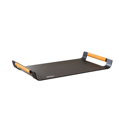 MIMO Aluminium Serving Tray with Teak Handles