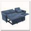 Canapé-lit escamotable en tissu 82 po Chenille-1069228955