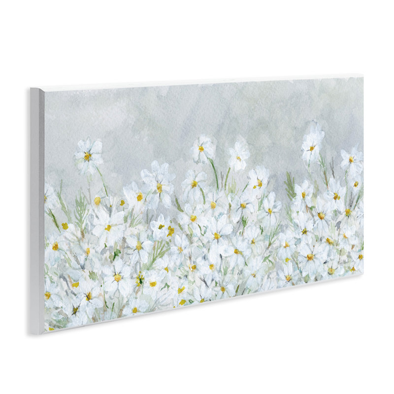 "Subtle Brushed Daisies", art mural par Patti Bishop