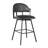 Swivel Upholstered Counter Stool with Metal Frame-1743174713-1743493382