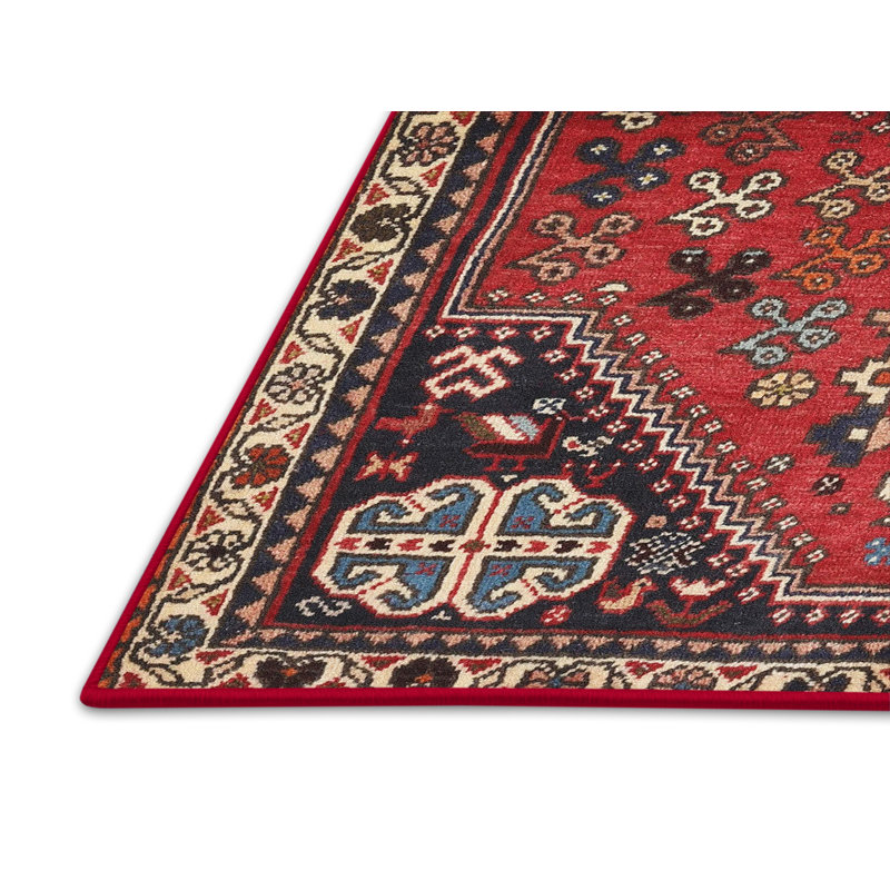 Tapis jaune clair/marron/noir Chosposi, Rectangle 2 pi x 3 pi