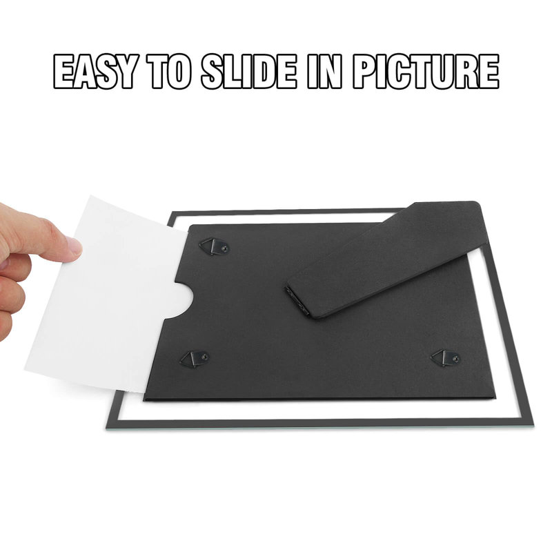 Elegant Black Adjustable Picture Frames - Modern Design For 8X10 Photos, Perfect For Any Occasion