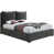 Tissu de polyester noir Pepper sélectionné