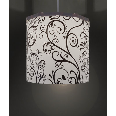 27cm H Plastic Drum Lamp Shade ( Spider )