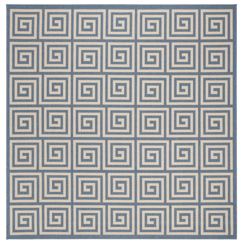 Gowanus 100 Performance Geometric Indoor/Outdoor Area Rug, Square 6'7"