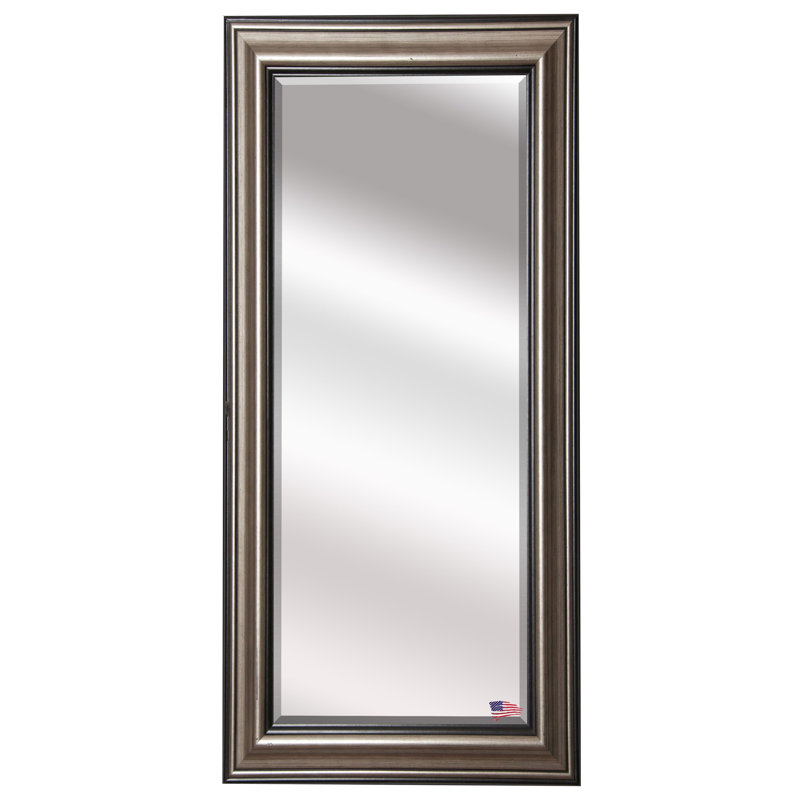 Flat Mirror, Antique Silver, 71" H x 31" W