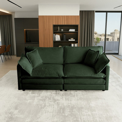 Causeuse en chenille 76,5 po