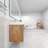 72'' Double Bathroom Vanity with Acrylic Top-2046926158