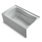 Mariposa® 60" x 36" Alcove in Whirlpool Acrylic Bathtub with Heater