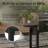 54" Backyard 577 Sq.In Charcoal Grill with Pull‑Out Ash Tray，Storage Shelf & Foldable Side Tables