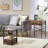 Nesting End Tables with Drawers, Stackable Small & Large Side Tables