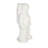 Modern Stoneware Astronaut Figurine - 12" White Ceramic Decorative Sculpture for Home, Office, Bedroom, or Living Room.