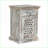 Boho Mango Wood Nightstand with 1 Drawer &amp; 1 Cabinet Storage