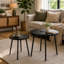 Ensemble de 2 tables d'appoint Borvane