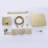 Solid Brass Thermostatic Shower System with 3 Body Sprays Jets and Handhel Shower (Valve Included)-69259175