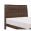 Cadre de grand lit, finition et bois contemporain pour lit de chambre à coucher, option d'ameublement