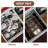 Sock Drawer Organizer Divider 2 Pack Socks Organizer With Lid 30 Cell Foldable Closet Sock Storage Divider Tie Storage Underwear Storage Boxes(Grey)