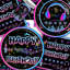 music Party Supplies,93 Pcs music Party Decorations & Tableware Set