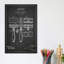 Razor Charcoal Patent Blueprint by Aged Pixel - Print on Canvas-826154491-826154495