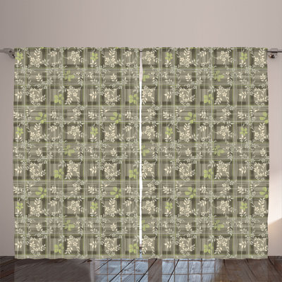 Semi Sheer Curtain Pair