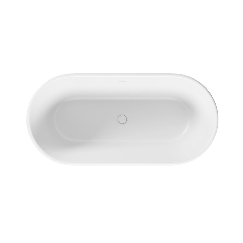 Acquabella Monviso Air Bath Tub, Gloss White