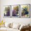 «Monet's Landscape IV», reproduction encadrée sur mesure de qualité supérieure mate - 3 pièces-743082376-743082378