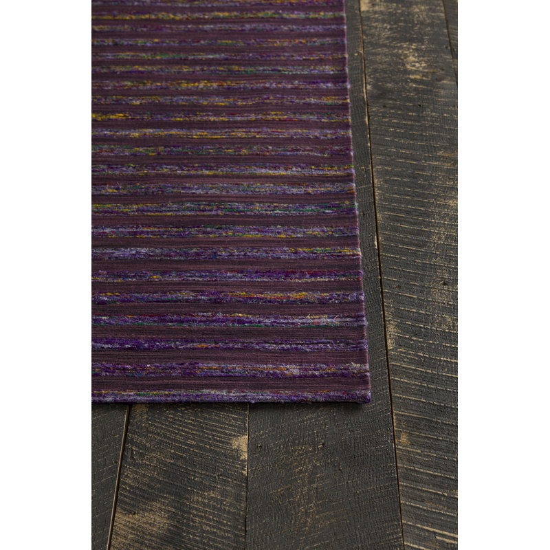 Ashyiah Silk Striped Indoor Rug, 7'9" x 10'6"