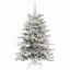 Artificial Hinged Christmas Tree White PE and PVC-1607170665