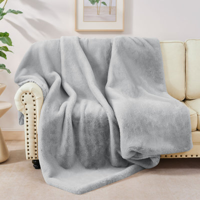 Faux Mink Throw Blanket