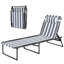 Chaise longue d'extérieur, chaise longue de plage-318582955