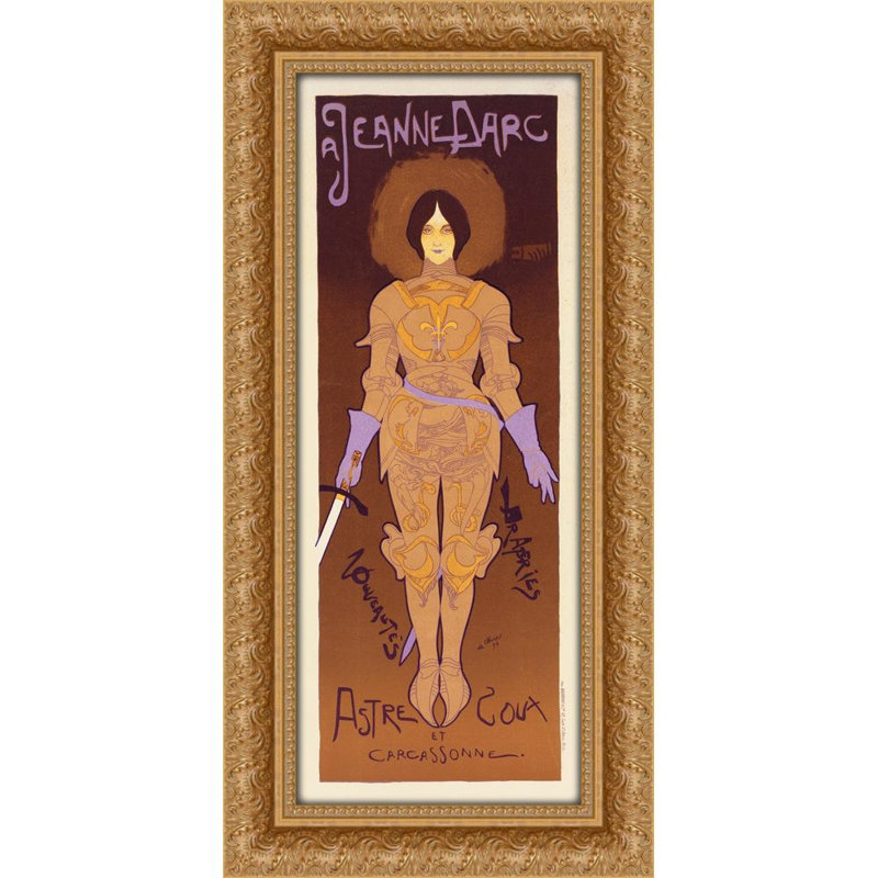 A Jeanne D'arc (1898), H 24 po x l 12 po