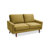 Merissa 58'' Velvet Square Arm Sofa Loveseat-2096842121
